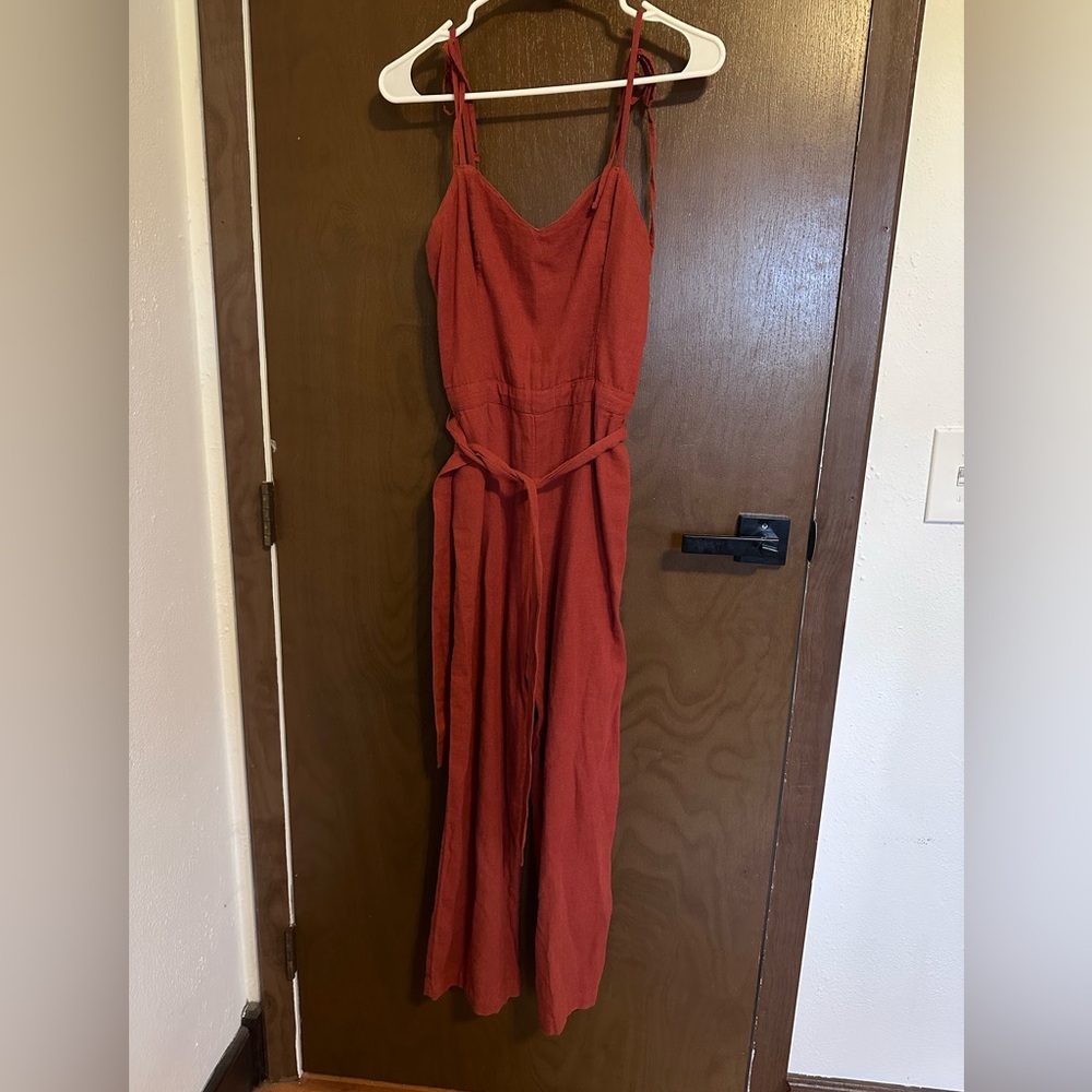 New with tags Abercrombie & Fitch romper jumpsuit orange size small